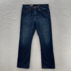 AG Adriano Goldschmied Jeans Mens 32x32 Blue The Protege Straight Made in USA